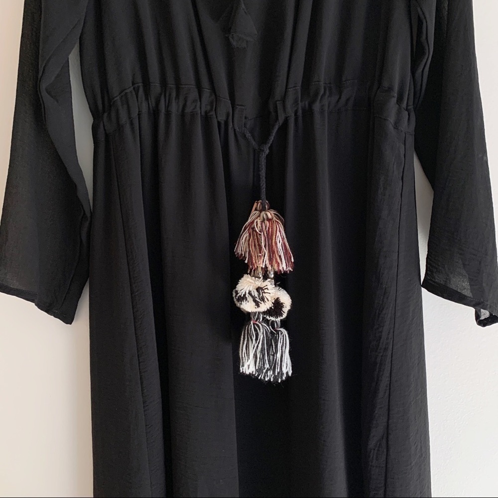 MISA Los Angeles Tanaz Midi Dress XS Black - Picture 4 of 11